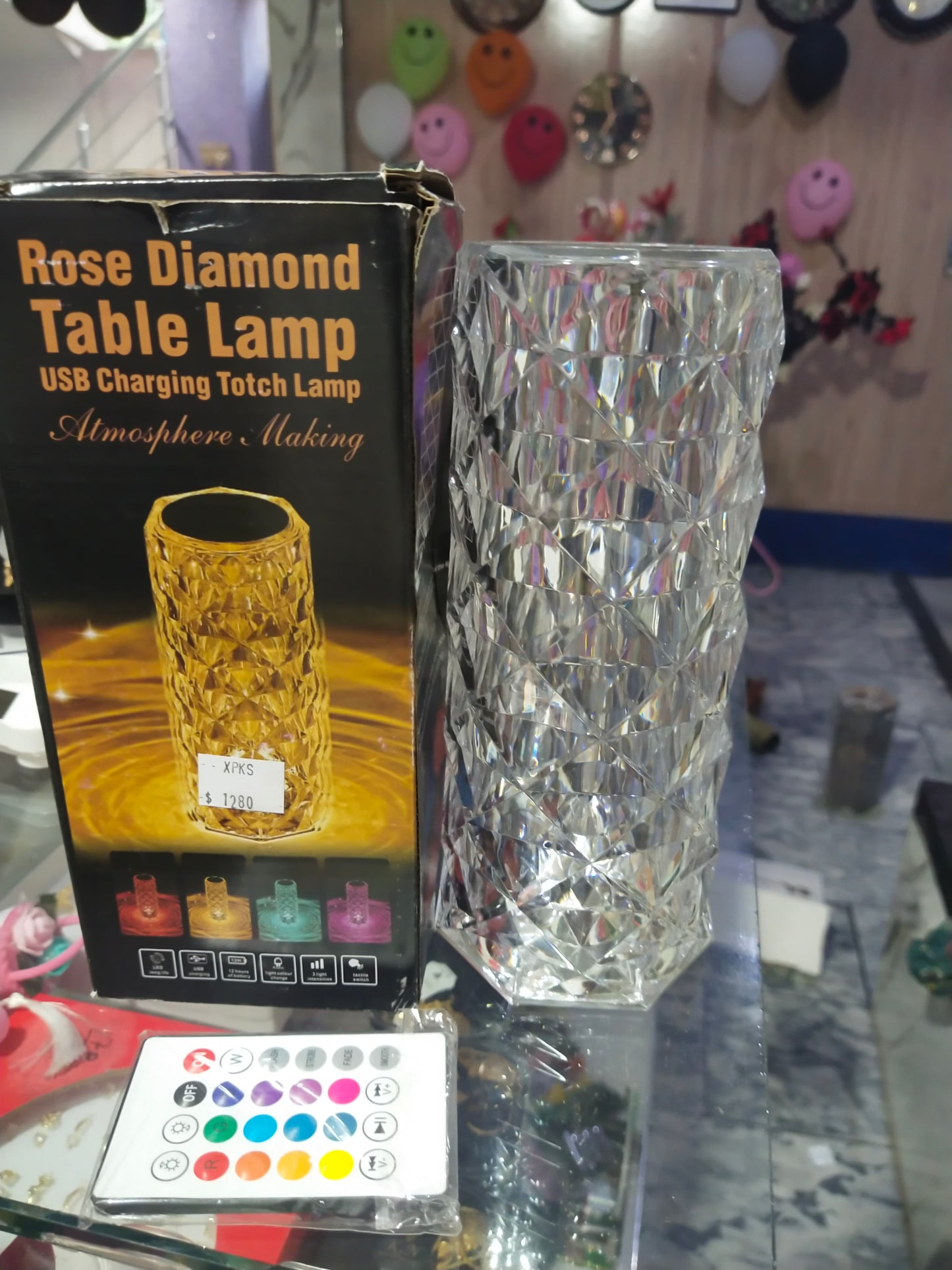 Rose Diamond Table Lamp