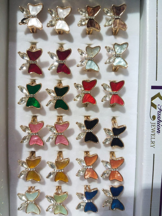 Dainty Butterfly Stackable Ring