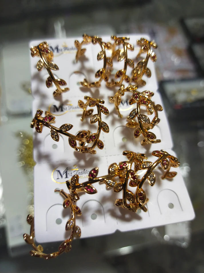 D tops Gold plated beautiful earrings For Girls and Women For all Types of Occasions, Functions and Parties (Drop Earrings)