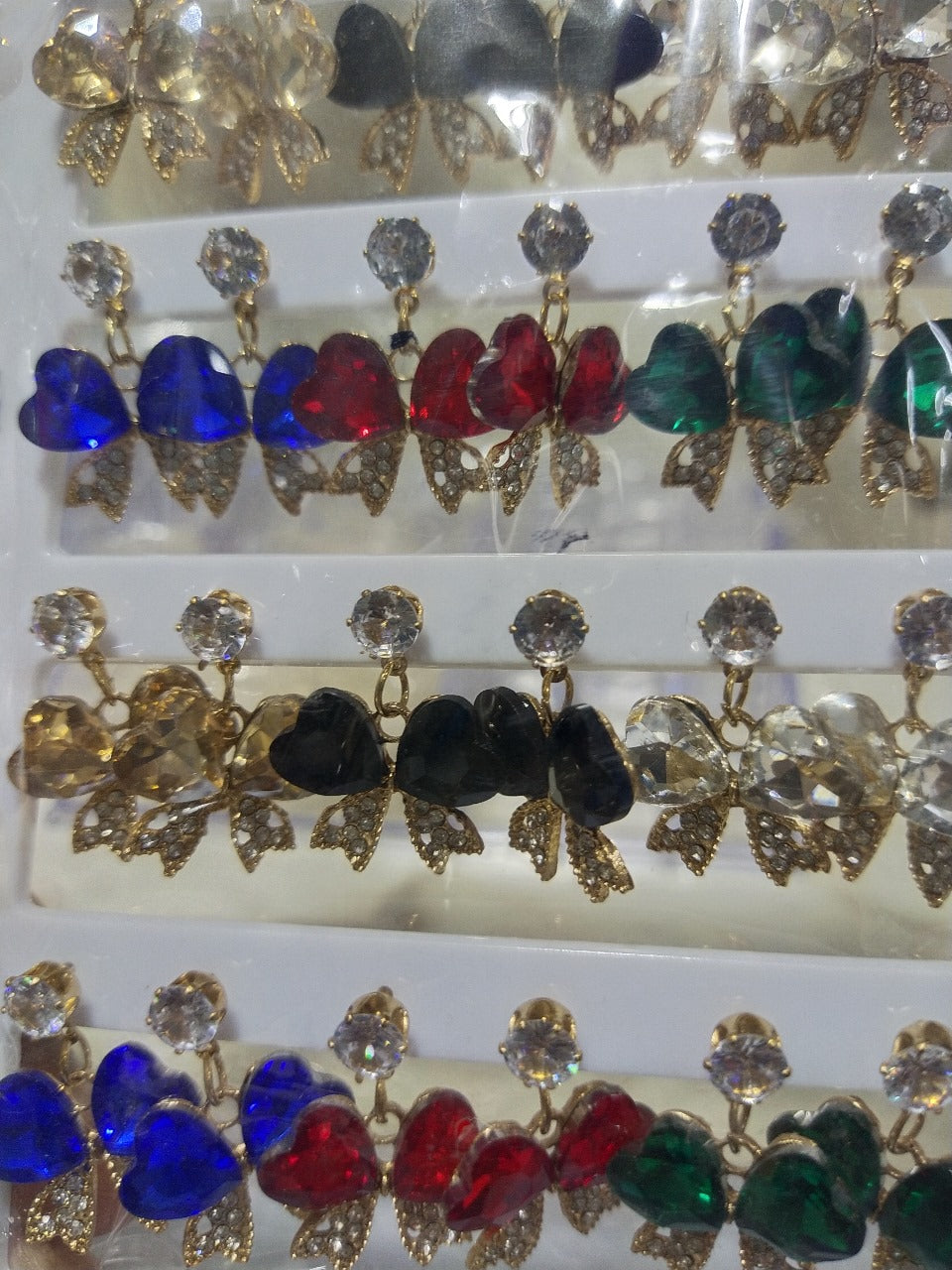 Plating butterfly Hoop Earring