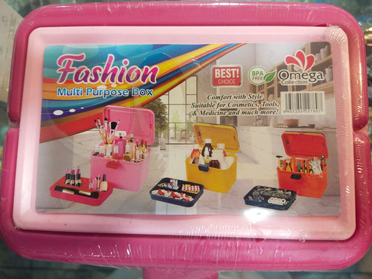 Portable Handle Double Layer Medicine Storage Box