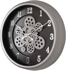 Moving Gear & Mechanical Wall Clock