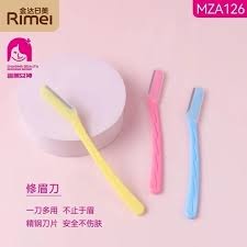 Rimei Dermaplaning Tool, Facial Razor & Hair Removal Tool, High Precision Blade,Smooth & Even Skin, Stainless Steel (Pack of 1)